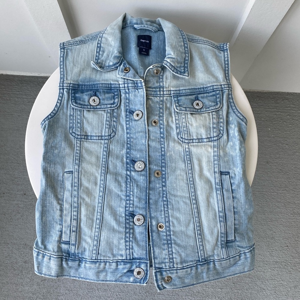 Gap Kids Denim Vest Girls large L